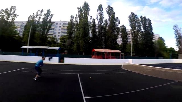 Теннис от первого лица | Tennis first person | POV | best action смотреть онлайн
