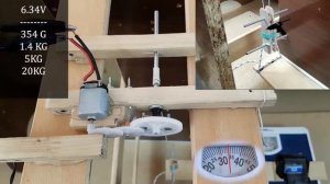 Моторчик 6V поднимает 50 КГ | DIY Моторчик | 6V motor raises 50 KG