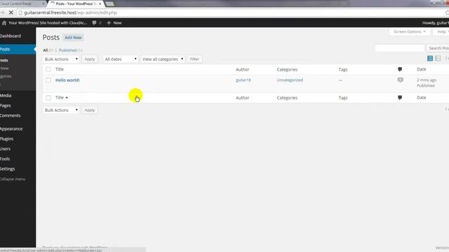 Tutorial #2: WordPress Dashboard Overview смотреть онлайн