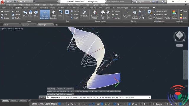 Autodesk AutoCAD: How to use CV Rebuild, CV Add and CV Remove Command in Autodesk AutoCAD смотреть онлайн