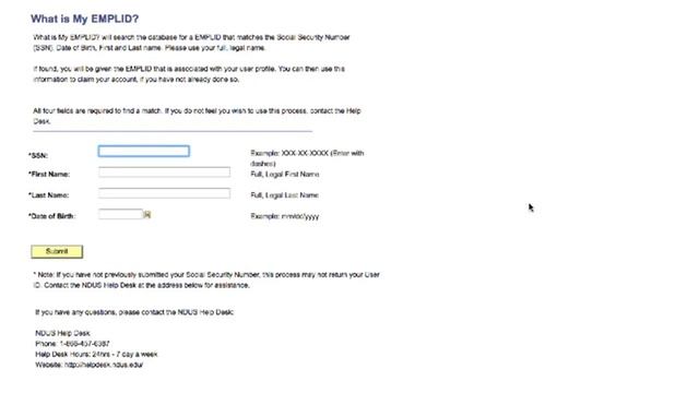 NDUS.identifier: What's my Student ID (EMPLID)? смотреть онлайн