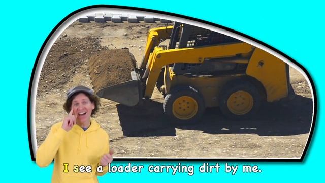 Wheels On The Bus Construction Vehicles With Matt | Kids Songs, Nursery Rhymes | Learn English Kids смотреть онлайн