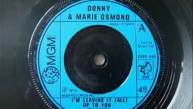 Donny & Marie Osmond - I'm Leaving All Up To You смотреть онлайн