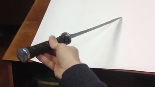 Меч Гладиус выполнен из дамасской стали. смотреть онлайн