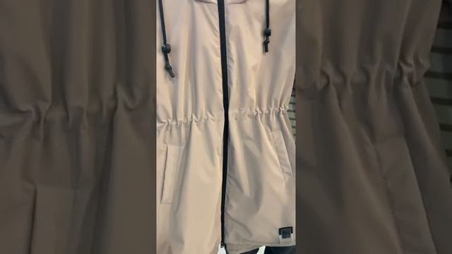 Курточная ткань с эффектом Soft Touch смотреть онлайн