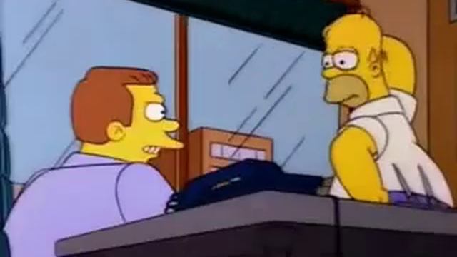 The Simpsons - Homer gets booted from the all you can eat buffet смотреть онлайн