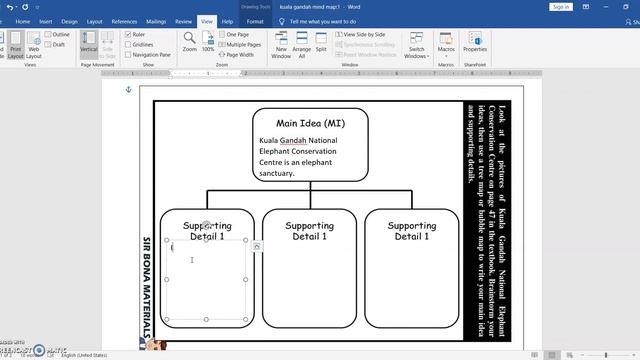 ENGLISH YEAR 6 - Writing Main Idea And Supporting Details