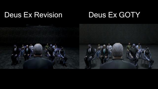 Deus Ex GOTY vs Deus Ex Revision, Side by side comparison смотреть онлайн