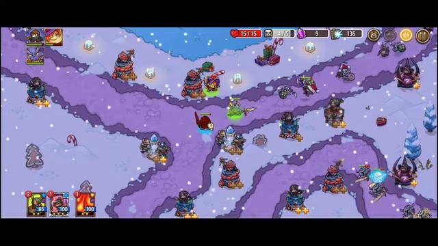 Holiday Invasion • Act 1• Hard • Crazy Defense Heroes TD- Game смотреть онлайн