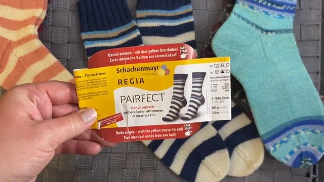 Готові шкарпетки за липень місяць.Придбала нову пряжу.