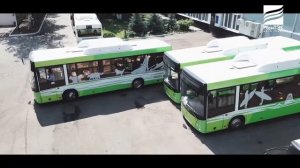 Газомоторный автобус ЛОТОС 206 большой видеообзор