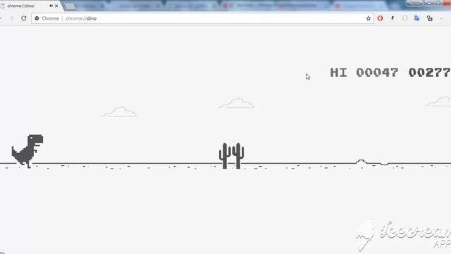 Google's Dinosaur Bot (vanilla JavaScript) смотреть онлайн