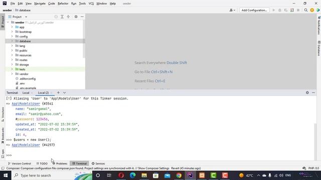 #59 Insert Data Using Tinker смотреть онлайн