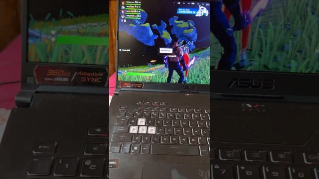 Fortnite epic settings in ASUS Tuf F17 смотреть онлайн