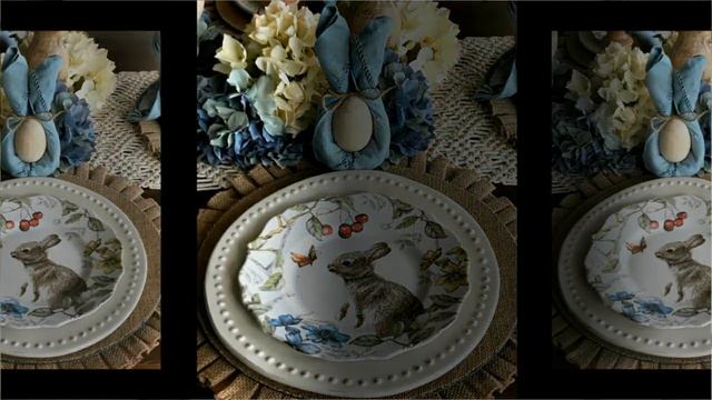 Пасхальный декор стола. Easter decor on the tadle. Лучшие и доступные для всех идеи!!! смотреть онлайн