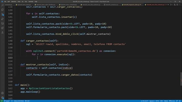 Python Curso V2: 829 3/3 Migrar los Datos de Contactos a una Base de Datos Tipo SQLite смотреть онлайн