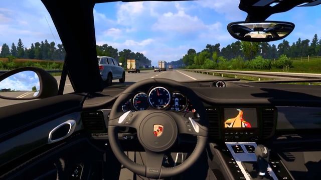 Porsche Panamera Turbo | Euro Truck Simulator 2 Gameplay