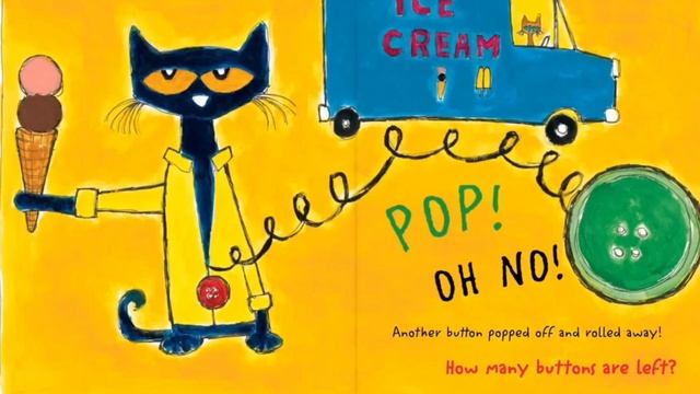Pete The Cat And His Four Groovy Buttons Animated Book | THE BEST Kids Read Aloud Books
