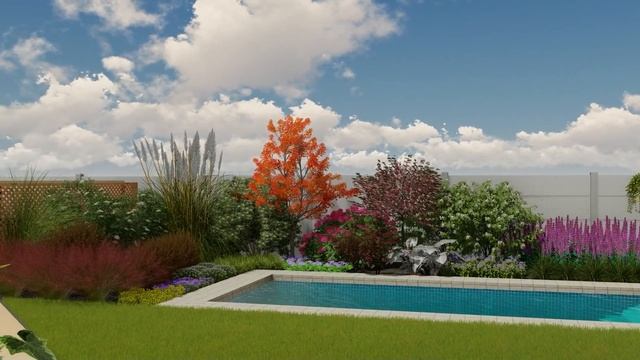 Design of landscape, Land plot 863 m². Belgium смотреть онлайн