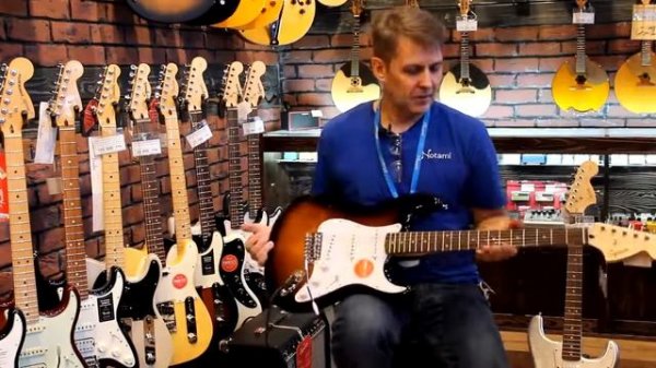 FENDER SQUIER AFFINITY STRATOCASTER RW BROWN SUNBURST