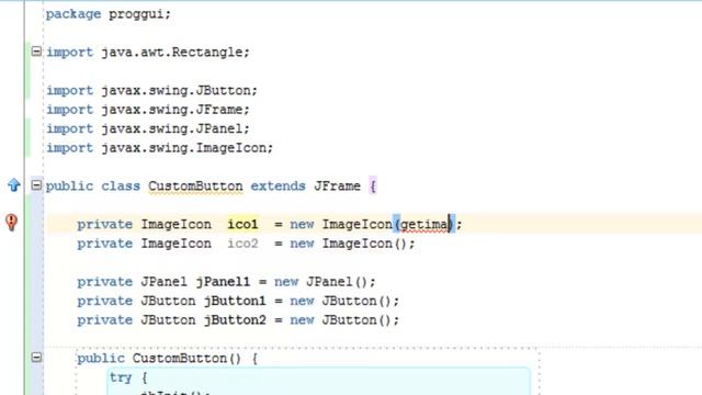 j2se078 Custom Buttons and Image Icon смотреть онлайн