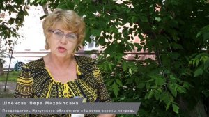 Вера Шленова, председатель Иркутского областного общества охраны природы