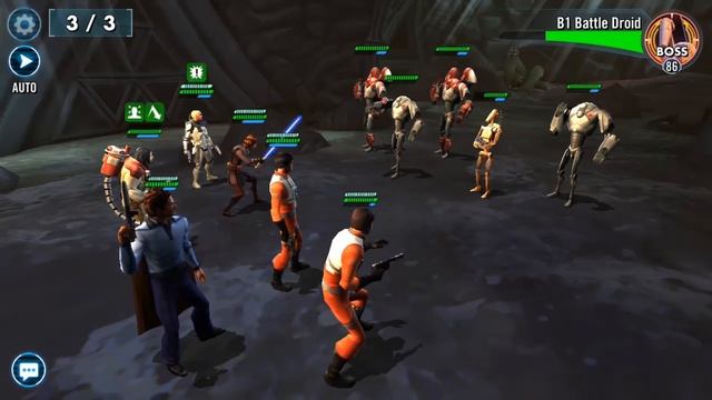 Light SIde Nodes 9-B-D VS Embo Star Wars Galaxy of Heroes смотреть онлайн