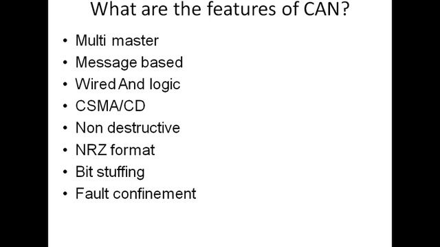Basics of CAN protocol -Part-3 features of CAN смотреть онлайн