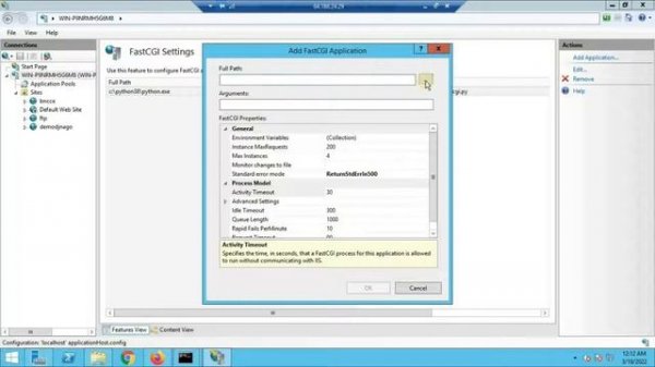 How To Create Python Django Website In Windows Server IIS and Wfastcgi