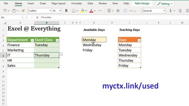 Hide Used Items in Excel Drop Down List Demo смотреть онлайн