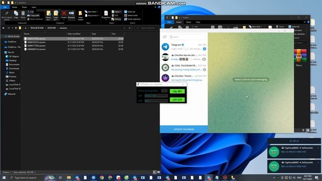 Hướng dẫn đăng nhập telegram bằng Session смотреть онлайн