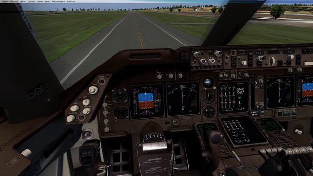 PMDG 747-400 V3 QOTSII COLD AND DARK TUTORIAL+FMC PROGRAMMING+TAKEOFF AND LANDING TUTORIAL #PMDG