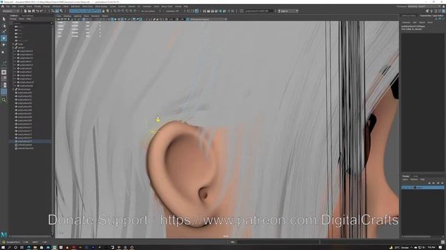 HairStyle 1: Create Game Hair Using Hair Cards In Maya Xgen