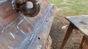 Отвал с фаркопом на заднюю навеску Т-40,МТЗ,ЮМЗ,Т-25. Переделка отвала ТДТ-55 под автосцепку.