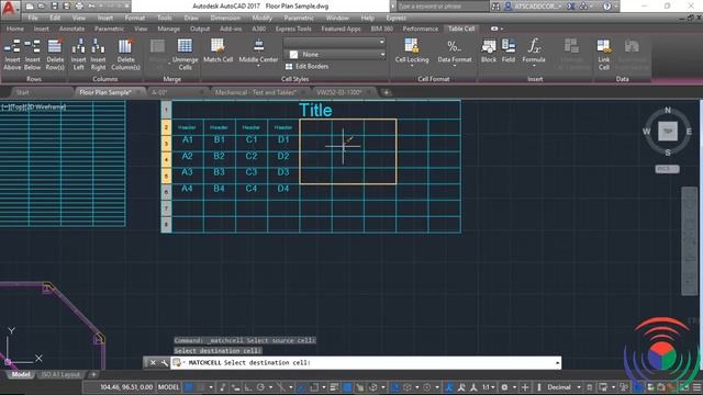 Autodesk AutoCAD: How to use Edit in Table Text and Cell Command in Autodesk AutoCAD смотреть онлайн