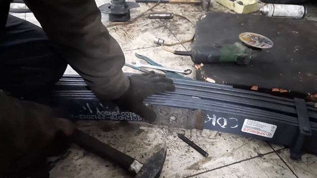 Замена Задних Рессор на HYUNDAI HD 72.