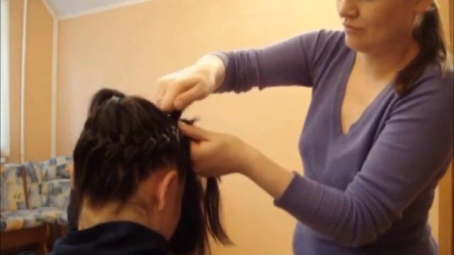 Прическа с плетением для девочки смотреть онлайн