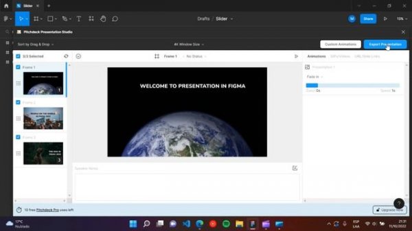 Pitchdeck Presentation Studio - Presentaciones Profesionales en Figma