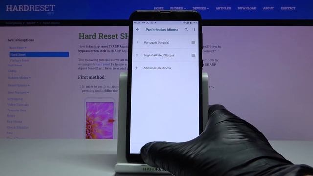 How to Change Language in SHARP Aquos Sense2 – Language Setup смотреть онлайн