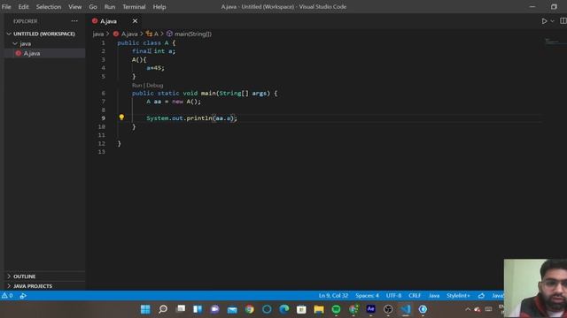 Final Keyword in java | Final Variable | Final Method | Final Class | Java Placement Course With DS смотреть онлайн