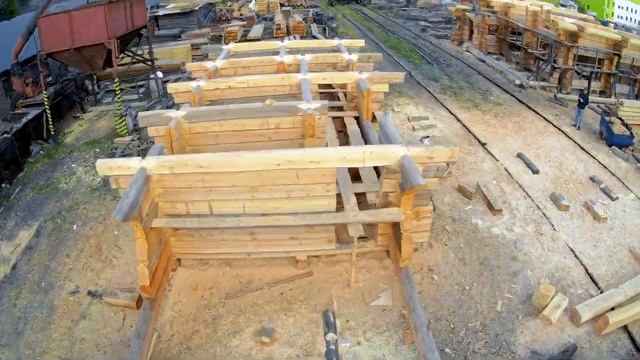 РУЧНАЯ РУБКА ДОМОВ И БАНЬ ИЗ СИБИРСКОГО КЕДРА - "Рубленный дом" смотреть онлайн