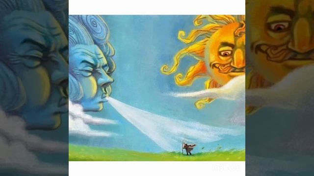 Ветер и солнце. К. Ушинский. Аудиосказка для детей. смотреть онлайн