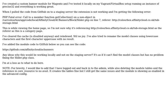 Magento: Mage::getModel() - getCollection() on non-object on staging server (2 Solutions!!) смотреть онлайн