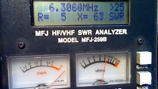 Показания MFJ-259B №2