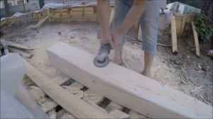 Шлифование дерева лепестковым диском