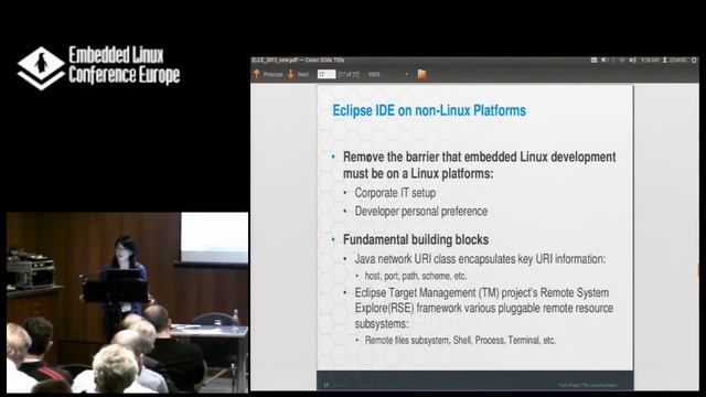 Modernize Embedded Linux Software Dev. Tools to Achieve Development Anywhere - J. Zhang, Intel OSTC смотреть онлайн