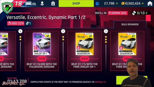 Asphalt 9 - Versatile, Eccentric, Dynamic - Part 1 - All BPs - Streets Of San Francisco - 1.13s смотреть онлайн