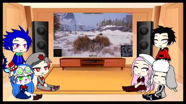 Реакция персонажей на Artyashka (WoT) [ENG SUB]