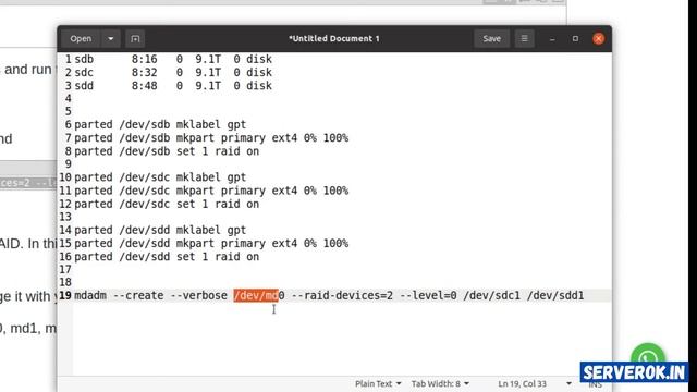 How to create software RAID 0 in Linux Server смотреть онлайн