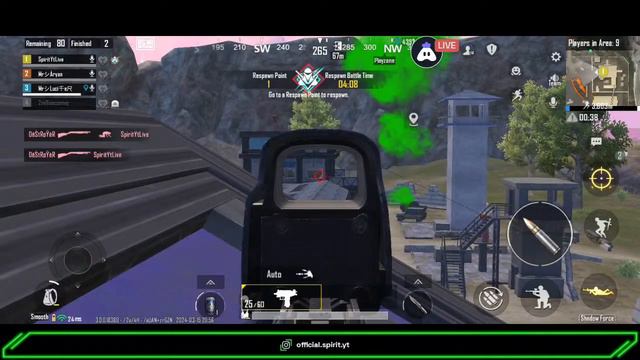 #BGMI Live Rush Gameplay In Conqueror Lobby| SpiritYtLive |Road To 1K❤️✨ смотреть онлайн